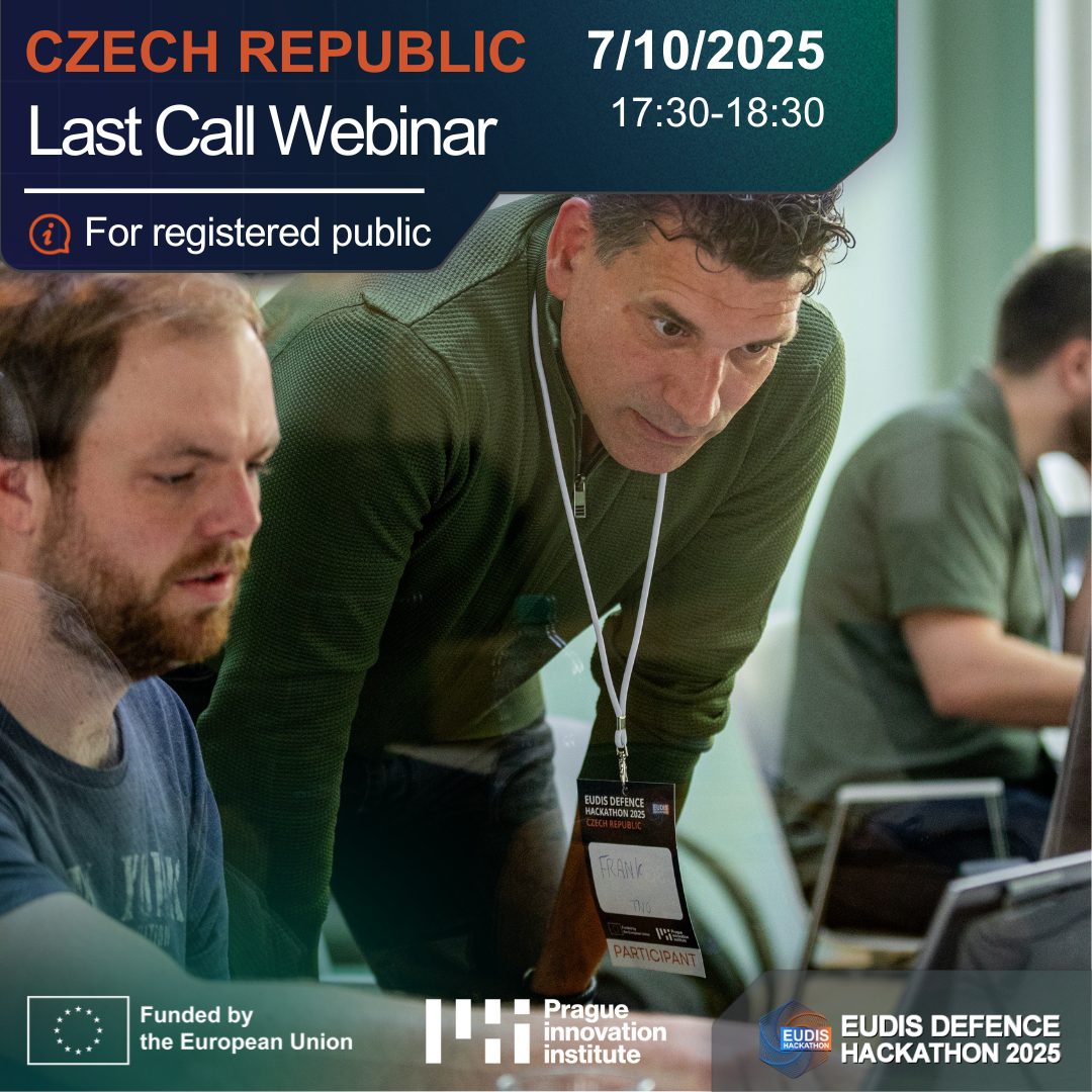 EUDIS HACKATHON CZ LAST CALL WEBINAR