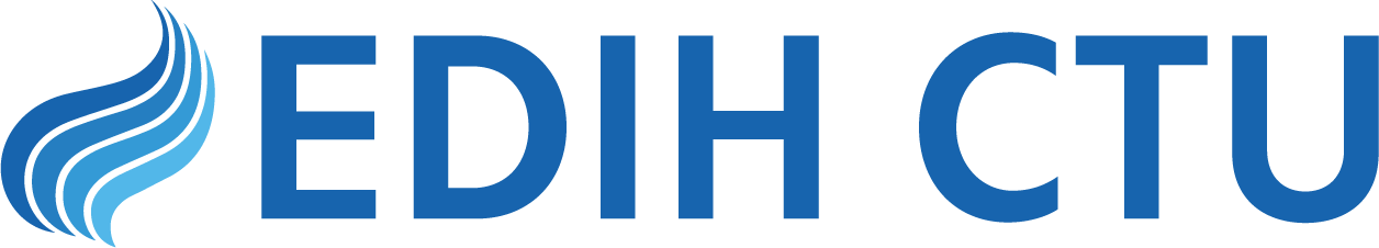 logo EDIH CTU horizontal